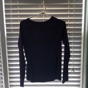 Purple Workout Long Sleeve Top